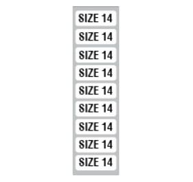 BCI WSSHT15 Labels