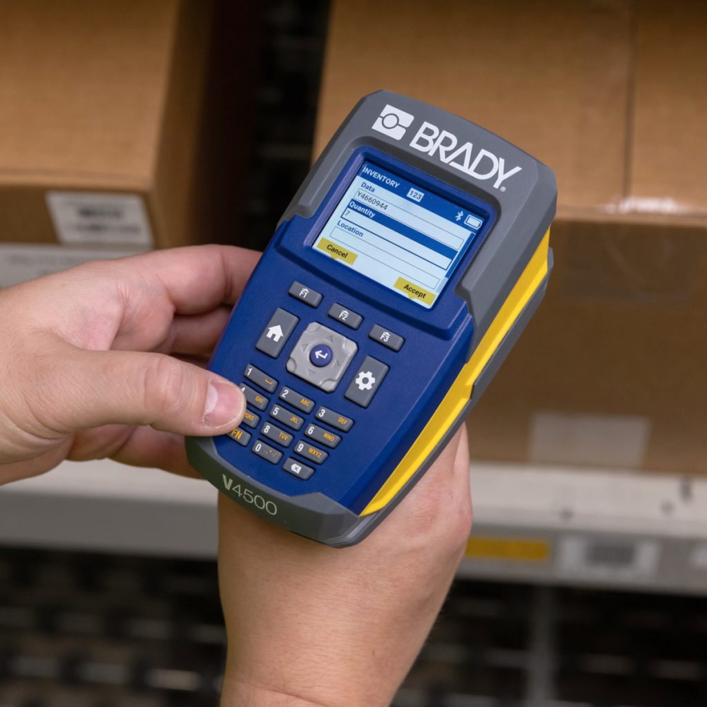 Brady V4500 barcode scanner